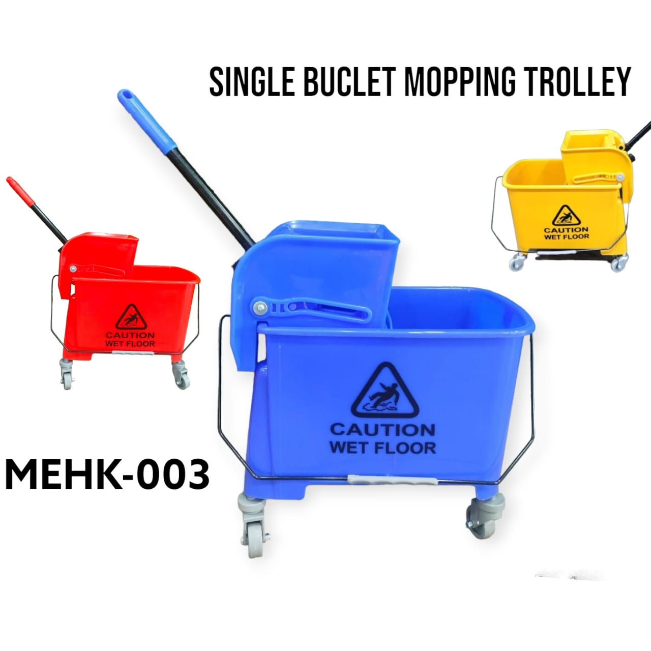 SINGLE BUCKET MOPPING TROLLEY